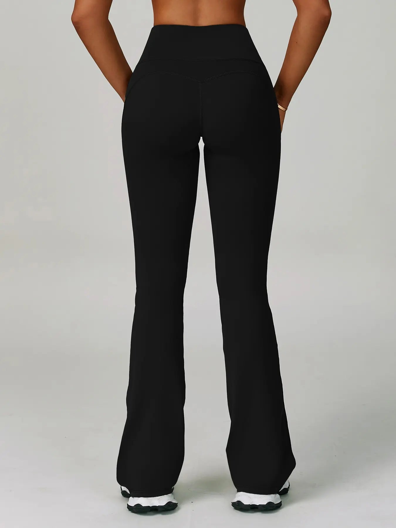 Cloudy Sensation Sport Long Pants, High Waist Butt Lifting Wide Leg Outerwear Bell Bottoms - image 5